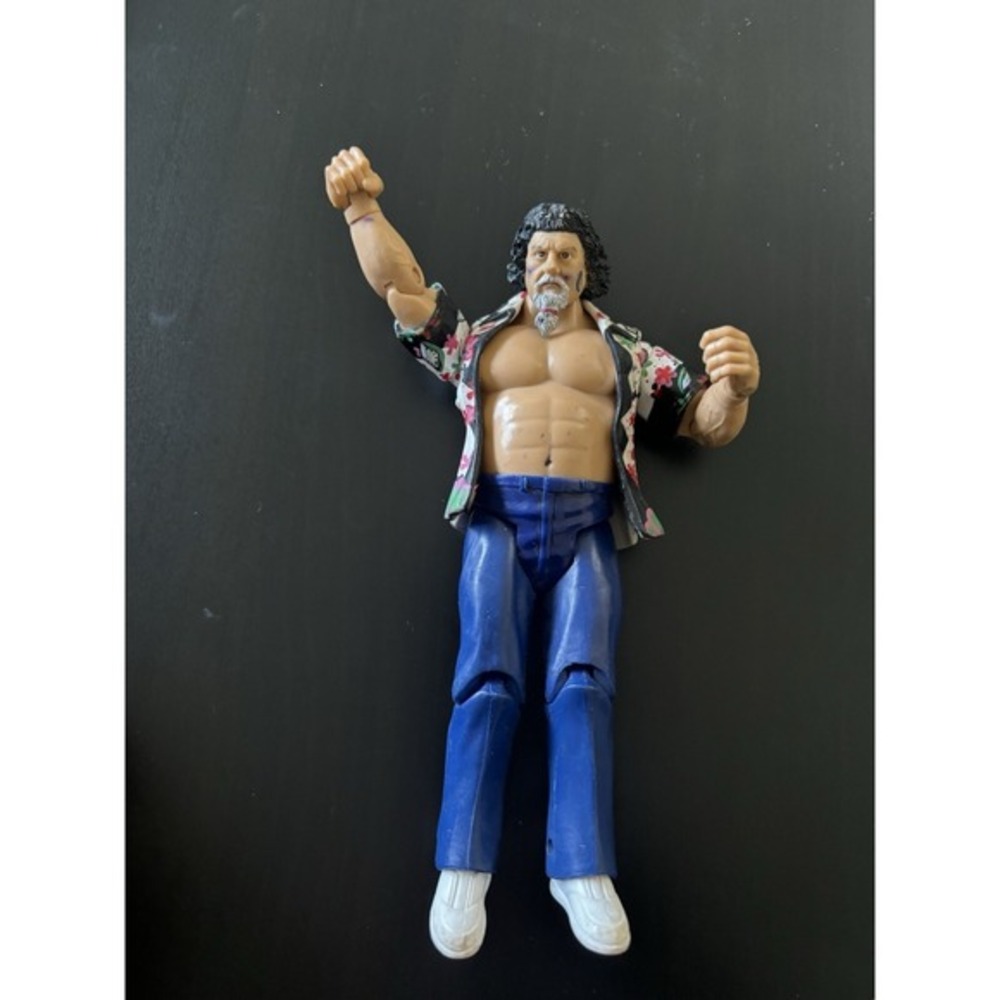 WWE Jakks WWF Wrestling Figure Loose Classic CAPT LOU ALBANO w/ Jacket Coat 2004